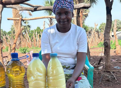 Eulalie, participante aux groupes d’épargne à Bessada, au Tchad.