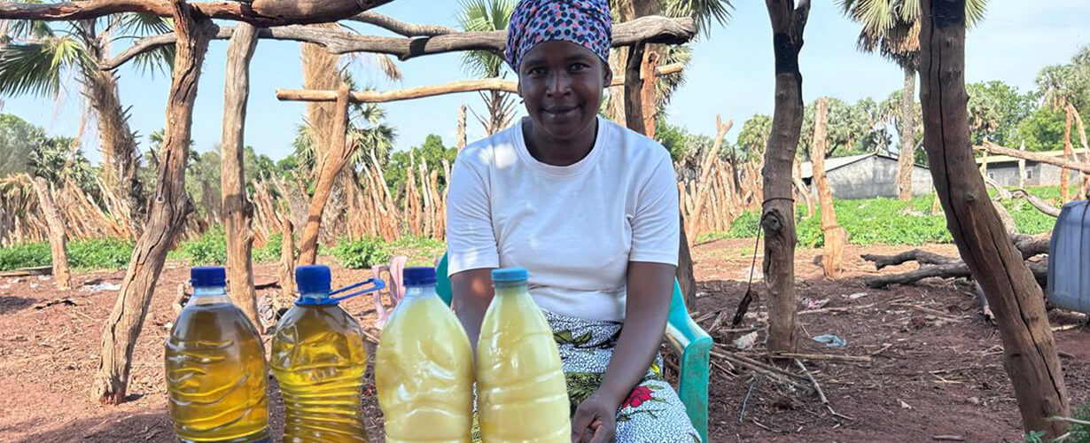 Eulalie, participante aux groupes d’épargne à Bessada, au Tchad.