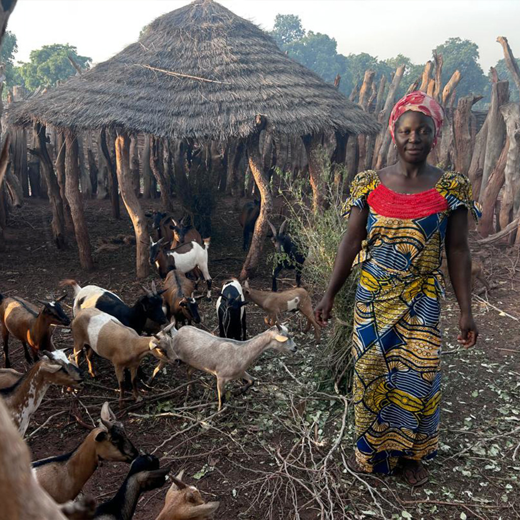 Rosalie, participante aux groupes d’épargne à Bessada, au Tchad.